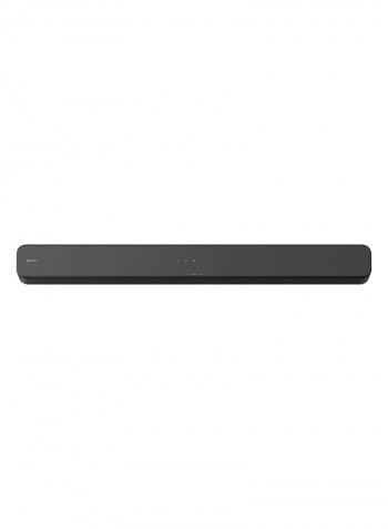 2.0 Channel 120W Single Unit Compact Soundbar With Bass Reflex Speakers/Bluetooth/USB Connectivity HT-S100F Black