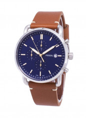 Men's Leather Chronograph Watch FS5401