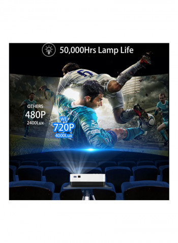 Home Theater Projector H3 WHITE/BLACK