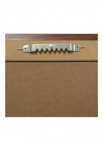 Canvas Artwork Wooden Frame Brown/Clear/Green 16x20inch
