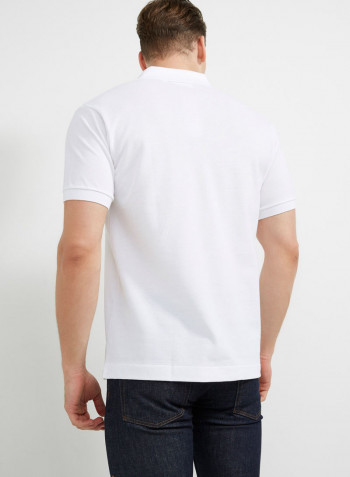 Short Sleeve Polo T-Shirt White