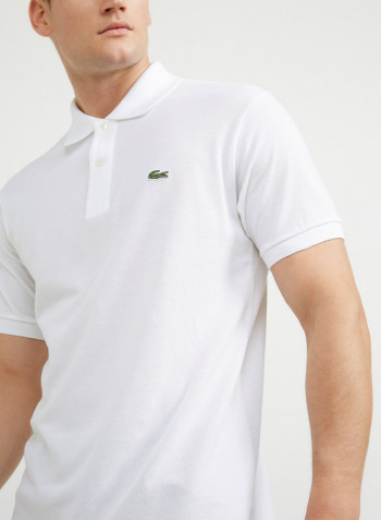 Short Sleeve Polo T-Shirt White