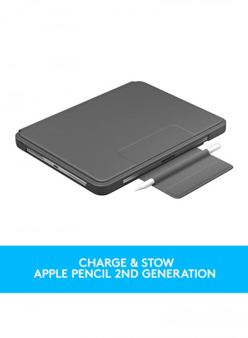 Slim Folio Pro For iPad Pro 12.9-inch (3rd and 4th gen) black