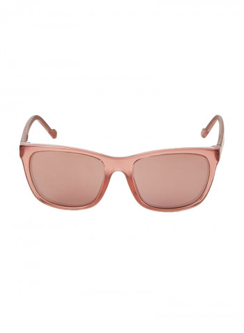 Women's Full Rim Injected Modified Rectangle Sunglasses - Lens Size: 55 mm