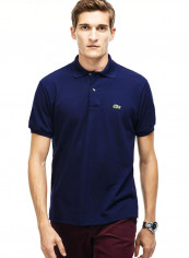Classic Fit Polo Shirt Navy Blue