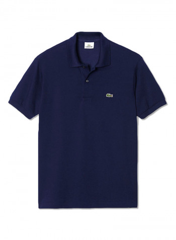 Classic Fit Polo Shirt Navy Blue