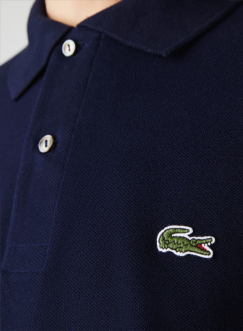 Classic Fit Polo Shirt Navy Blue