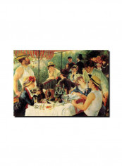 Luncheon Of The Boating Party Canvas Wall Art Multicolour 18 x 24inch