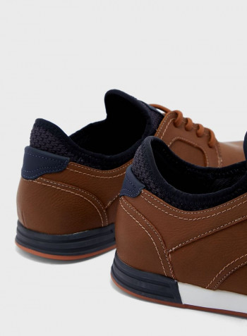 Men's Coruche Low Top Sneakers Brown