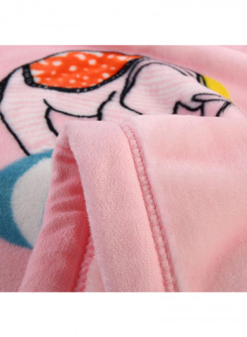 Flannel Thick Blanket Pink