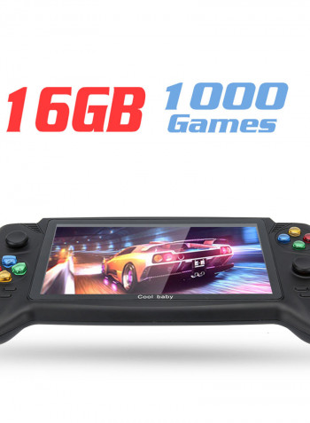 RS-08 7 Inch Screen 16GB Built-In 1000 Handheld Video Game Console With TF Card Slot And Double Rocker