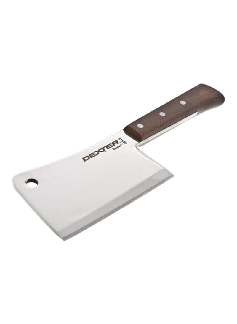 Basics Series Cleaver Silver/Brown 12.1x4.5x0.2inch