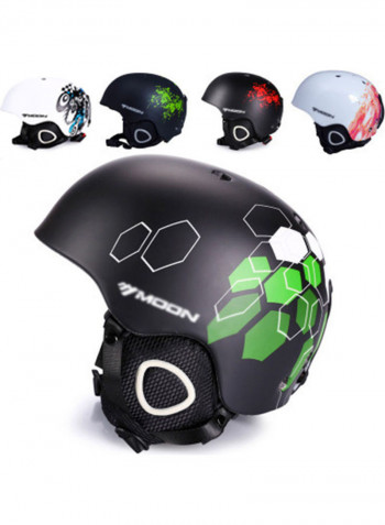 Integrally-Molded Snow Safety Skateboard Skiing Helmet 27x27x27cm