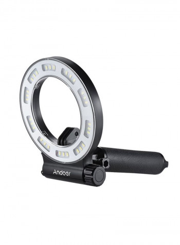 30 LED Waterproof Diving Fill Light 17.3x14.5x1.7cm White/Black