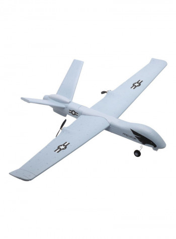 RC Airplane With LED Hand Throwing Wingspan Foam Plan Toys 43x43x43cm