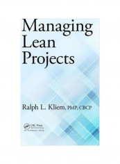 Managing Lean Projects Hardcover
