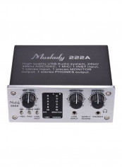 2-Channel USB Audio System Interface External Sound Card