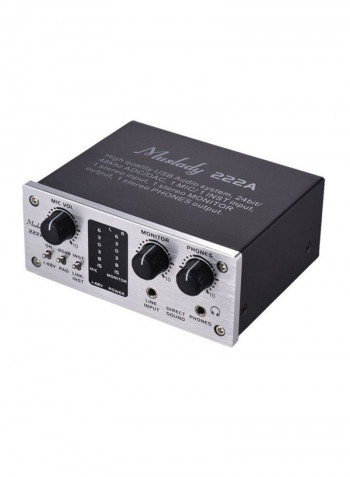 2-Channel USB Audio System Interface External Sound Card