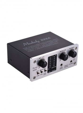 2-Channel USB Audio System Interface External Sound Card