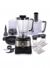 Food Processor Cookware Set Clear/Black/Silver 1.8L