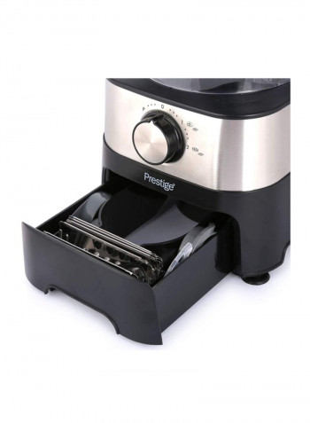Food Processor Cookware Set Clear/Black/Silver 1.8L