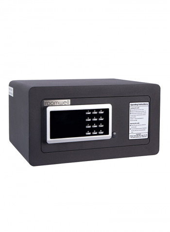 Premium Digital Security Safe Sandy Dark Grey 19.4x43x37centimeter