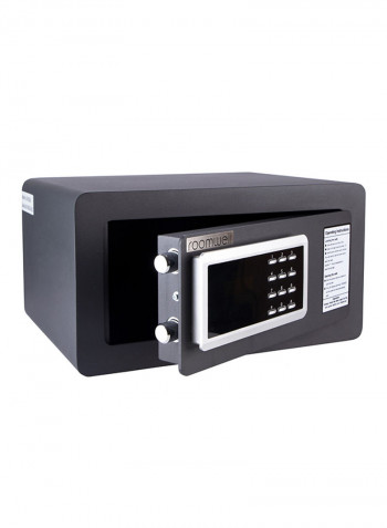 Premium Digital Security Safe Sandy Dark Grey 19.4x43x37centimeter