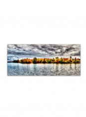 Fall Colors In The Adirondacks York Canvas Wall Art Multicolour 14 x 32inch
