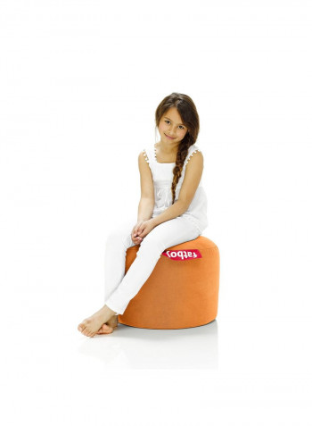 Point Stonewashed Bean Bag Orange 35x50centimeter
