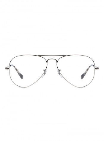 Aviator Eyeglass Frame - Lens Size: 58 mm
