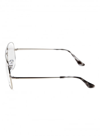 Aviator Eyeglass Frame - Lens Size: 58 mm