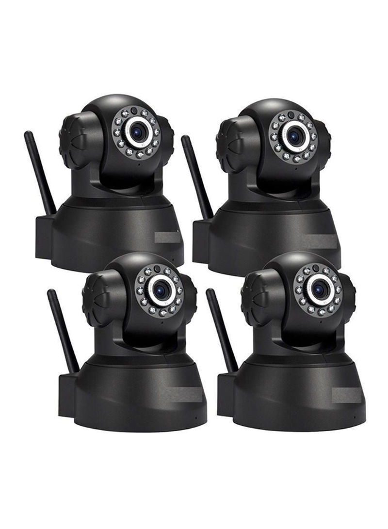 Full Hd 4 Pack Set Wireless Webcam Ip Camera Security Camera Osd Ir Motion Detection Apple iPhone Android Cctv