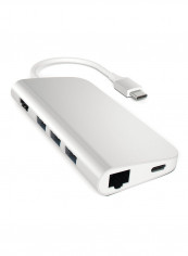 Type-C Multi-Port Adapter 4K With Ethernet Silver