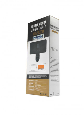 Professional Video Light Led-228 Black