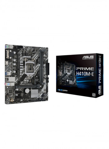 Prime H410M-E Business Motherboard Black/Grey