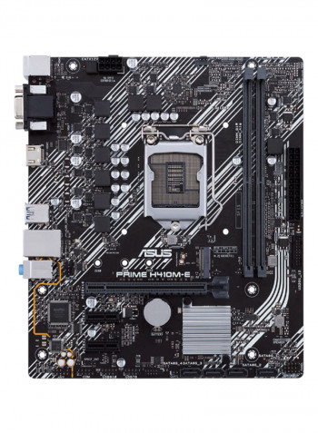 Prime H410M-E Business Motherboard Black/Grey