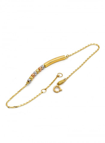 18K Gold Ball Designed Bracelet Gold