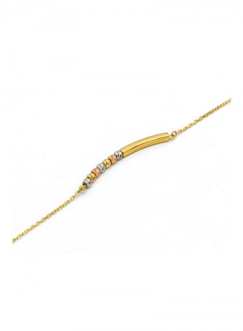18K Gold Ball Designed Bracelet Gold