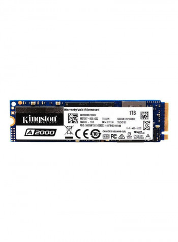A2000 Solid State Drive 1TB Blue/Black