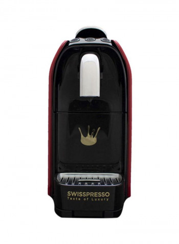 Nespresso Compatible Espresso Coffee Machine 0.7L 1255W 0.7 l B081RPL8ZT Black/Cherry Red