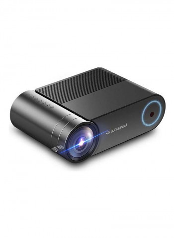 Wireless Projector WiFi 1800 Lumens Support Full HD 1080P PROJ-WO-49-B Black