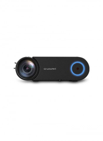 Wireless Projector WiFi 1800 Lumens Support Full HD 1080P PROJ-WO-49-B Black
