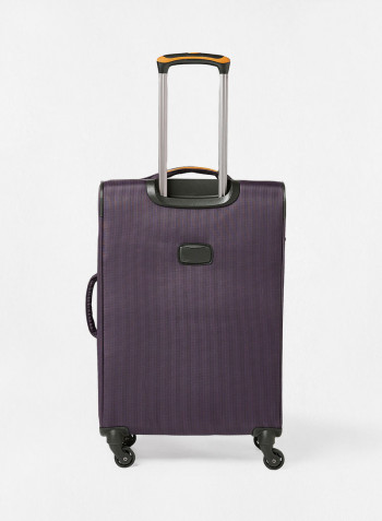 2-Piece Luggage Trolley Set Purple