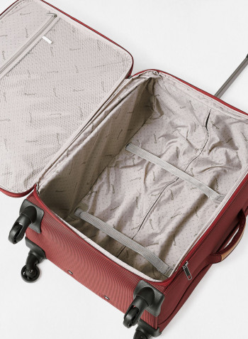 2-Piece Luggage Trolley Set Red