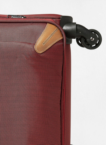 2-Piece Luggage Trolley Set Red