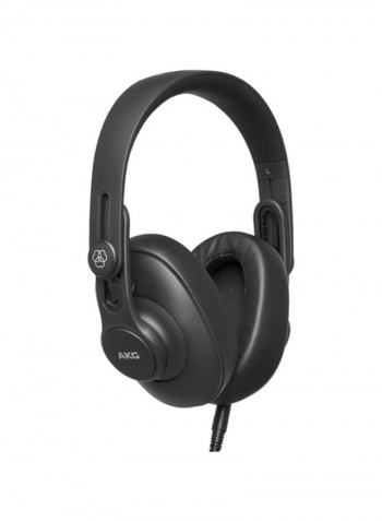 Closed Back Foldable Studio Headphones Black