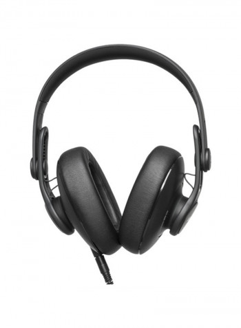 Closed Back Foldable Studio Headphones Black