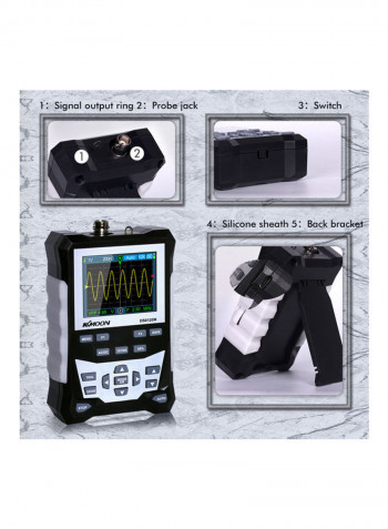 DS0120M 320x240 TFT Colour Screen Digital Oscilloscope Multicolour 19 x 4.50 x 14cm