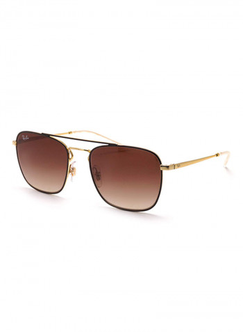 Men's Square Sunglasses - Lens Size: 55 mm