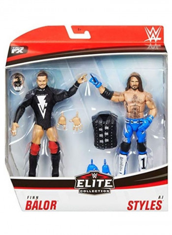 Pack Of 2 Finn Balor Vs AJ Styles Elite Collection Action Figures